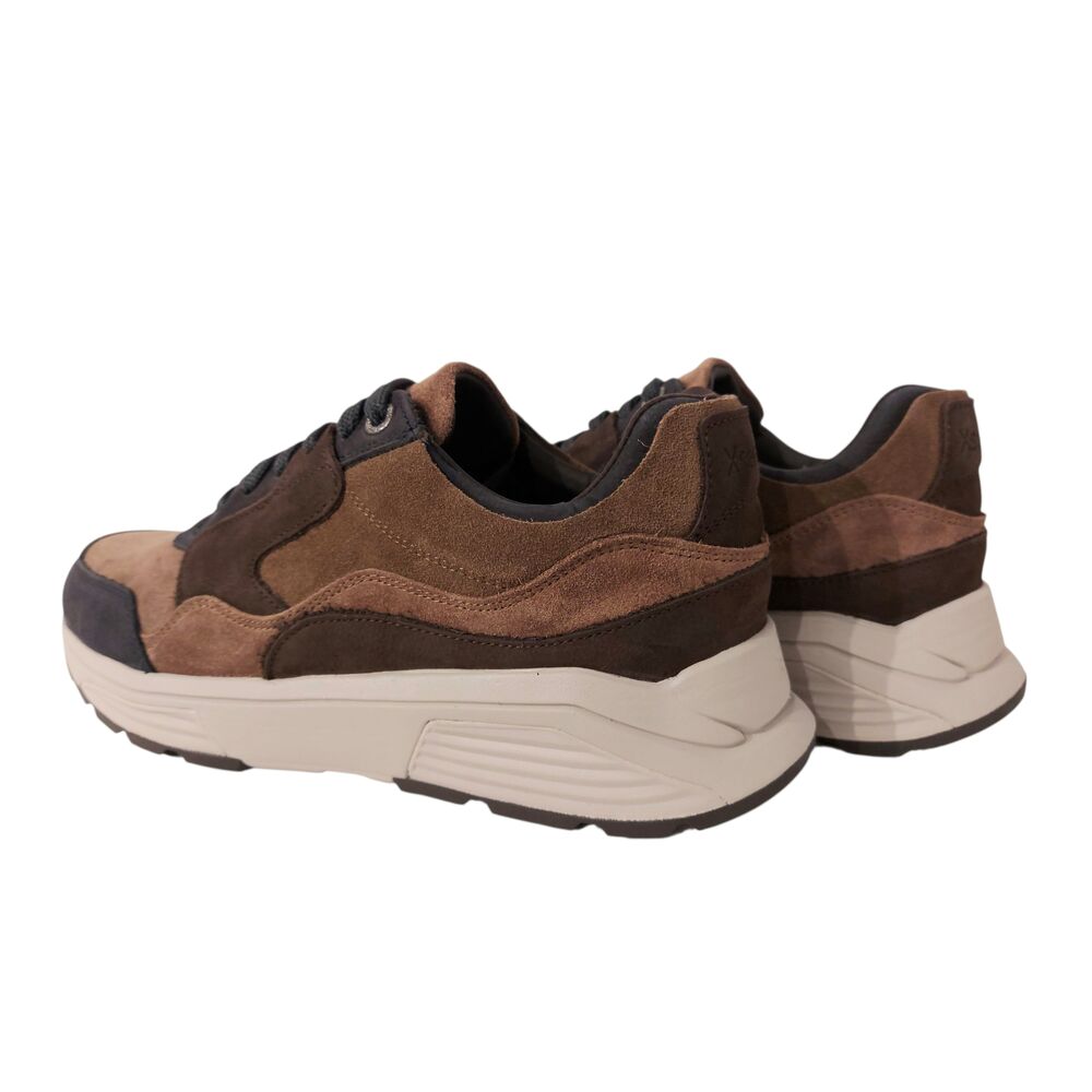 Xsensible Stretchwalker Sneaker Golden Gate Men 33200.2.218 HX Blauw Bruin Combi - 8719051707944