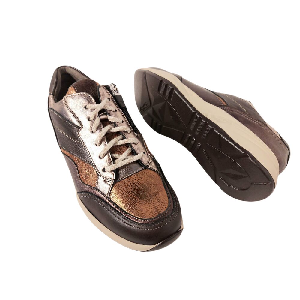 Durea Sneaker 6308 608 1878 Donkerbruin Brons Wijdte K - 8721149324285 Durea Sneaker 6308 608 1878 Donkerbruin Brons Wijdte K - 8721149324285