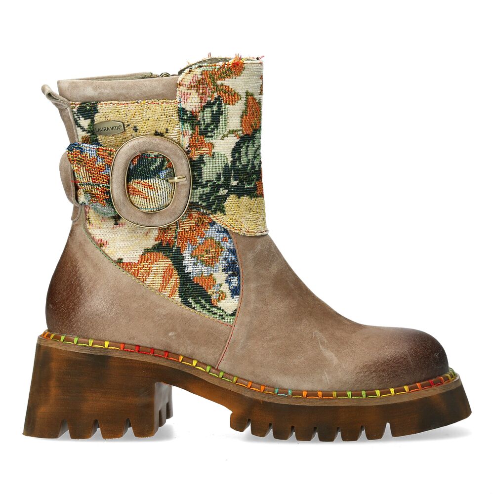 Laura Vita Korte Laars Oyao 03 SL7004-3A Beige Combi - 3666138869581