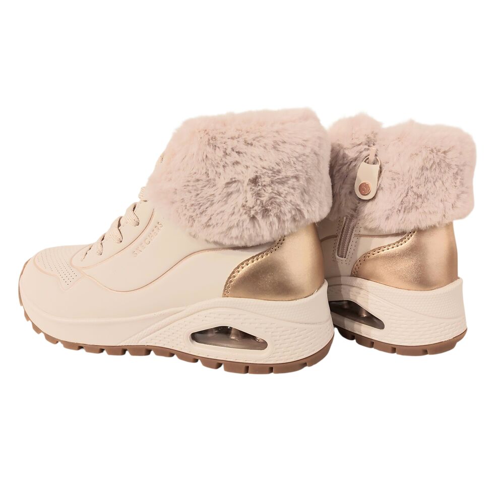 Skechers Veterboot 167993 NTGD Uno Rugged Fall Shimmer Natural Gold - 199025195706 Skechers Veterboot 167993 NTGD Uno Rugged Fall Shimmer Natural Gold - 199025195706