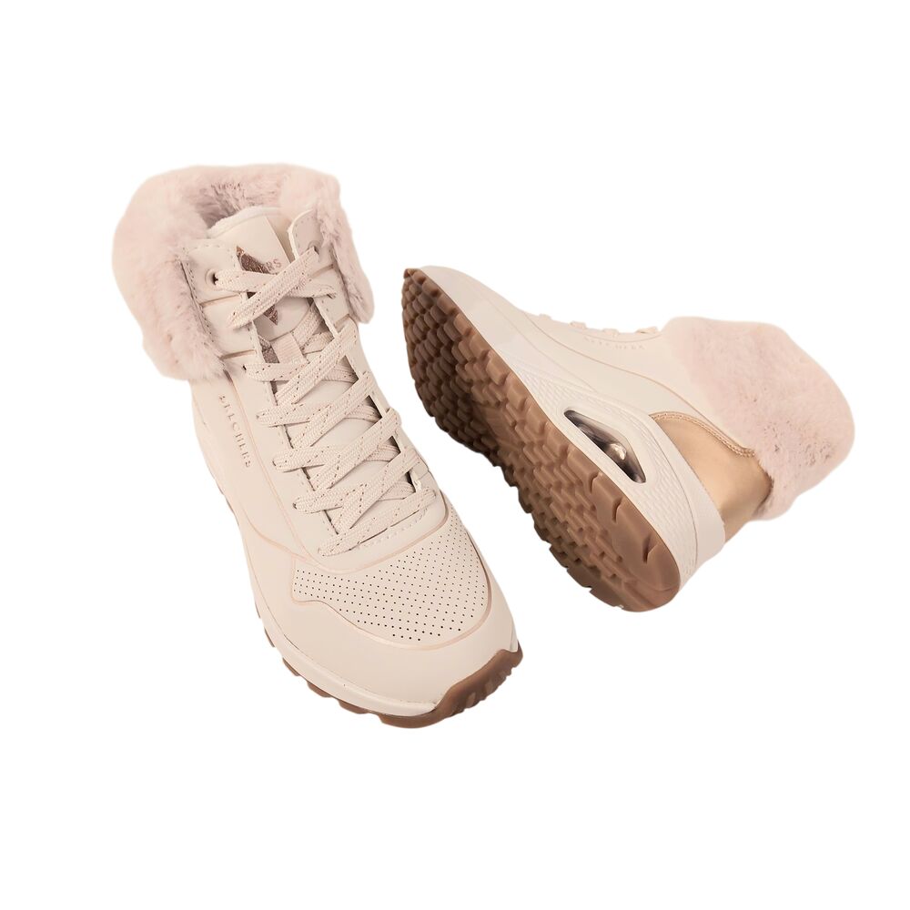 Skechers Veterboot 167993 NTGD Uno Rugged Fall Shimmer Natural Gold - 199025195737 Skechers Veterboot 167993 NTGD Uno Rugged Fall Shimmer Natural Gold - 199025195737