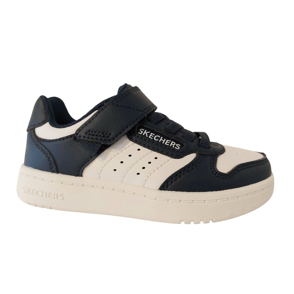 Skechers Klittenbandschoen 405638N NVW Quick Street Blauw Wit - 198376523077 Skechers Klittenbandschoen 405638N NVW Quick Street Blauw Wit - 198376523077