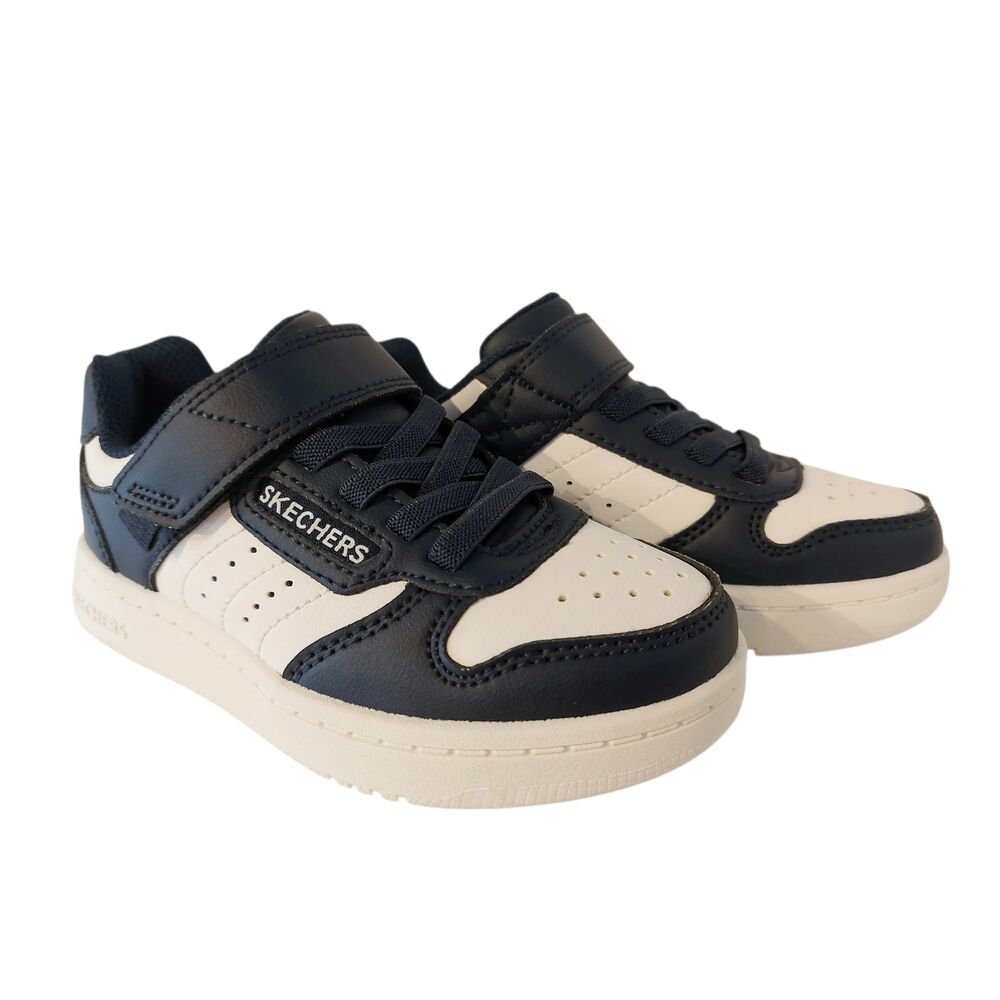 Skechers Klittenbandschoen 405638N NVW Quick Street Blauw Wit - 198376523077 Skechers Klittenbandschoen 405638N NVW Quick Street Blauw Wit - 198376523077