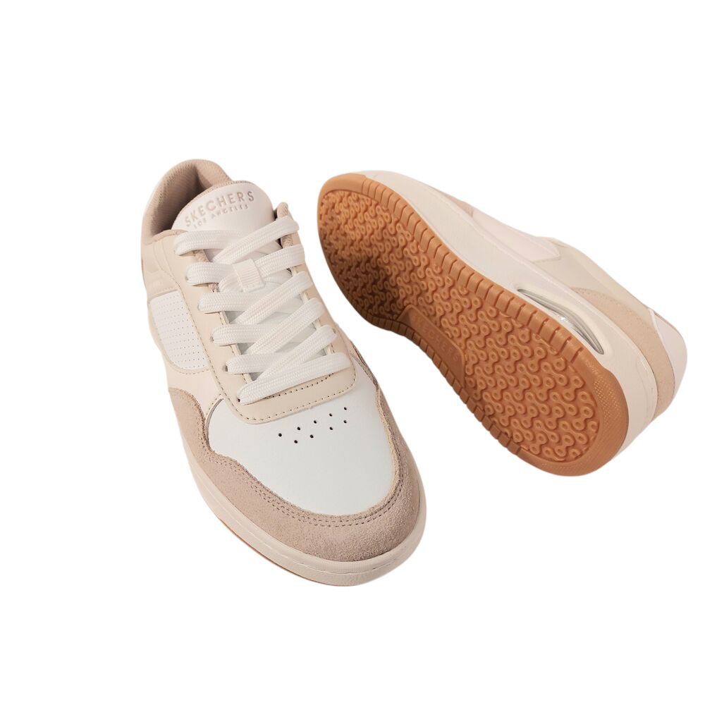 Skechers Sneaker UNO Out of Sight 183158 WNT Wit Naturel Zand - 198739593747