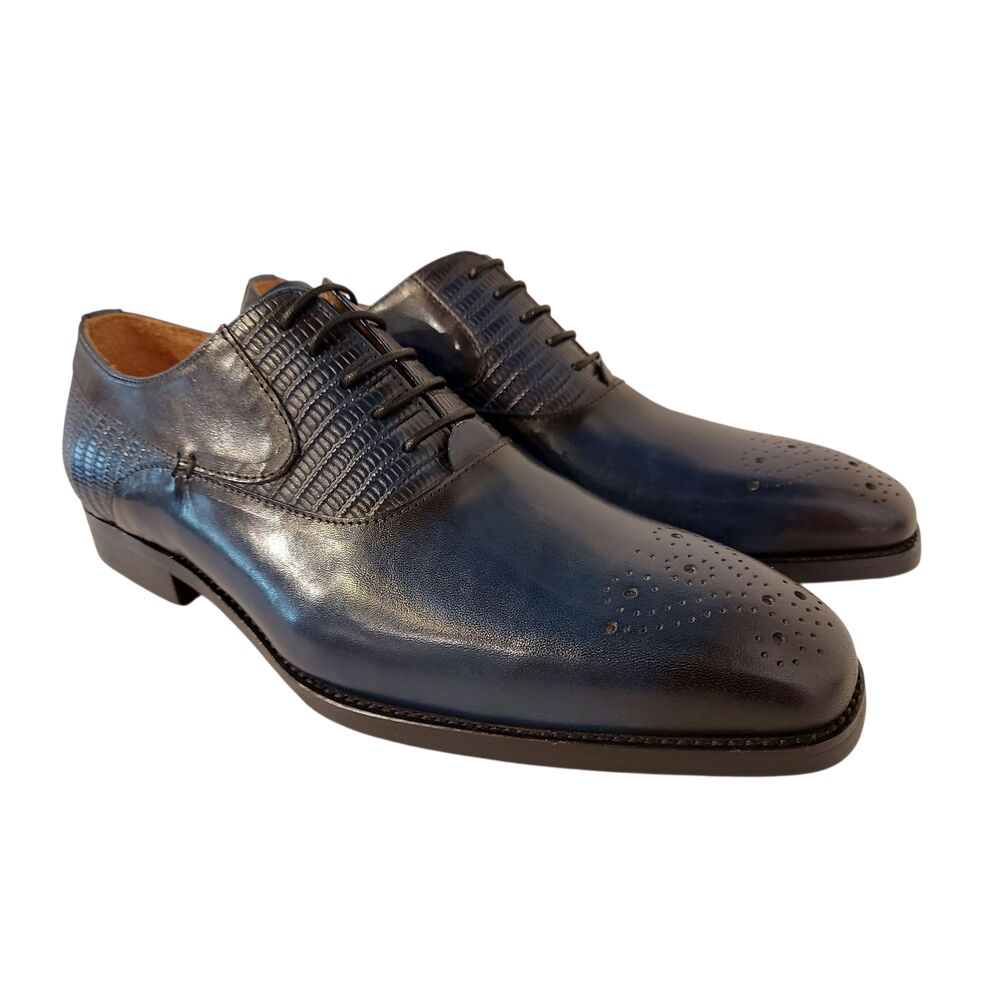 Adventure Nette Schoen Livorno Blue Leer High Soft Insole - 8785342093829
