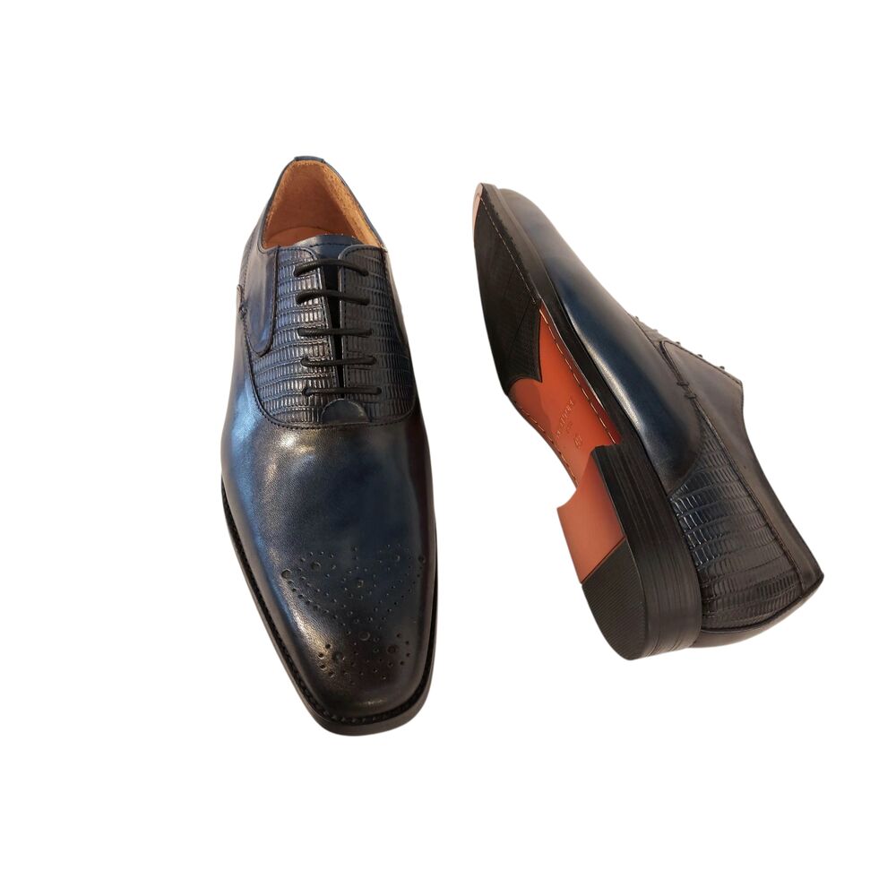 Adventure Nette Schoen Livorno Blue Leer High Soft Insole - 8785342093836