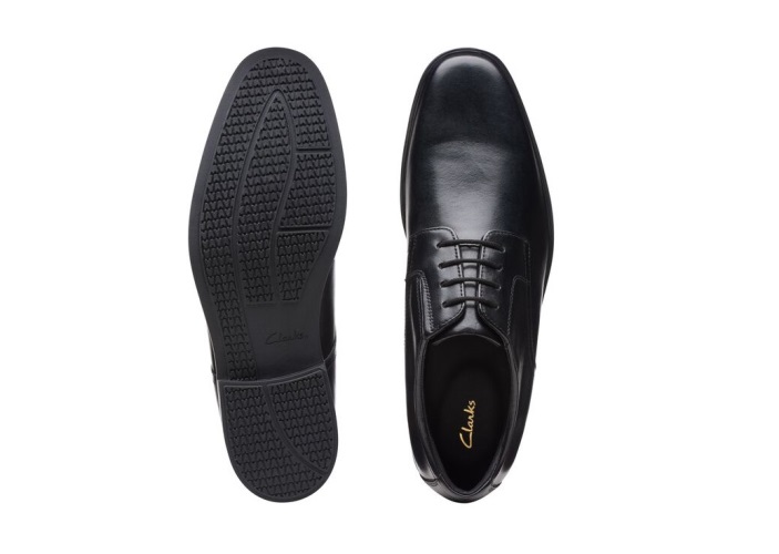 Clarks Nette Schoenen Howard Walk Zwart Wijdte G - 5059304916383 Clarks Nette Schoenen Howard Walk Zwart Wijdte G - 5059304916383