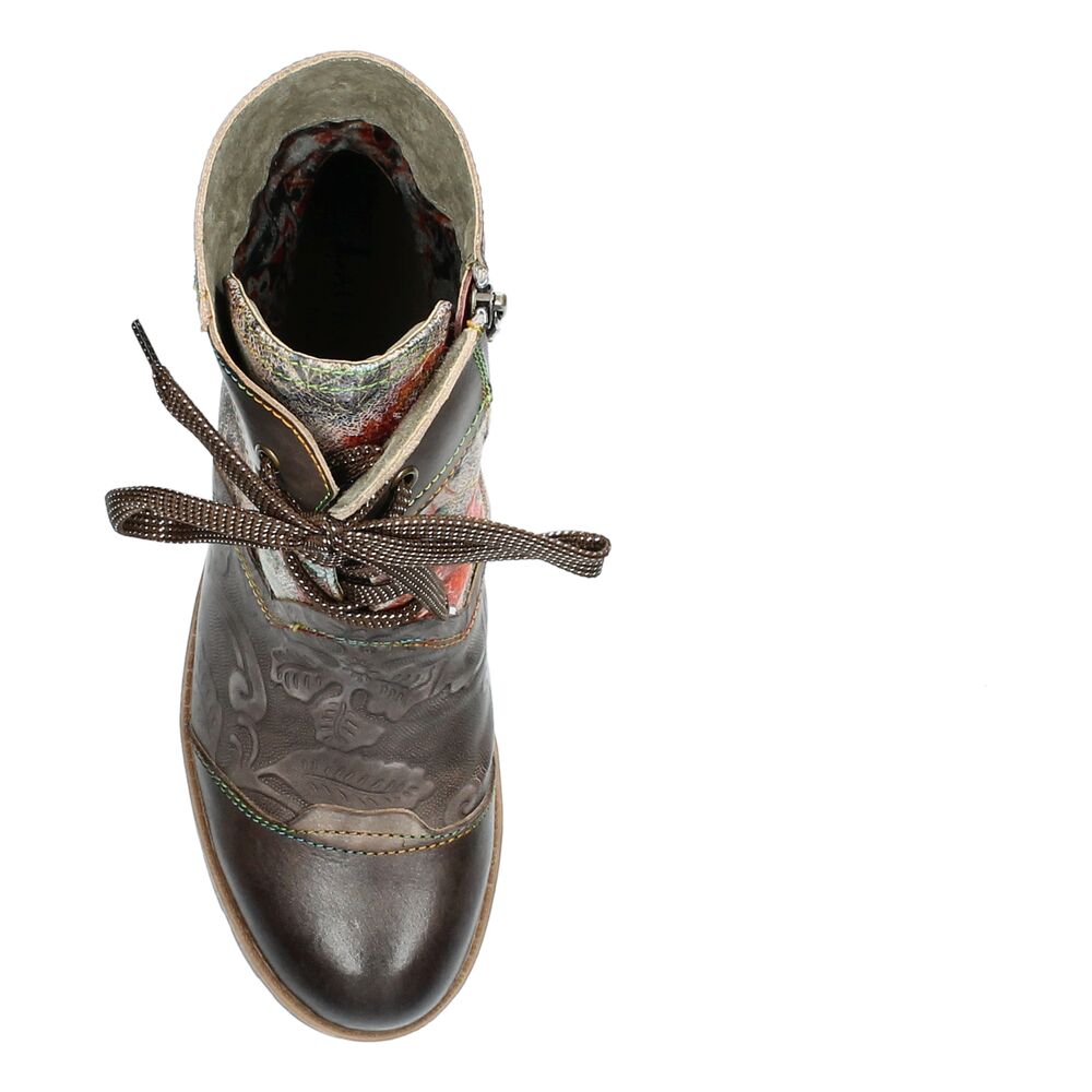Laura Vita Veterboot Cocrailo 24 SOA0053-24F Taupe Bruin Combi - 3666138860861 Laura Vita Veterboot Cocrailo 24 SOA0053-24F Taupe Bruin Combi - 3666138860861