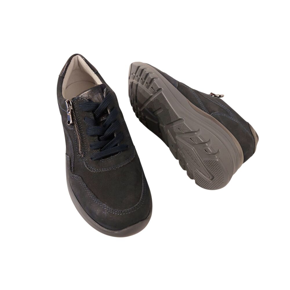Waldlaufer Sneaker 927005 300 194 Calli Order Bronx Donkerblauw Wijdte H - 4069134212402
