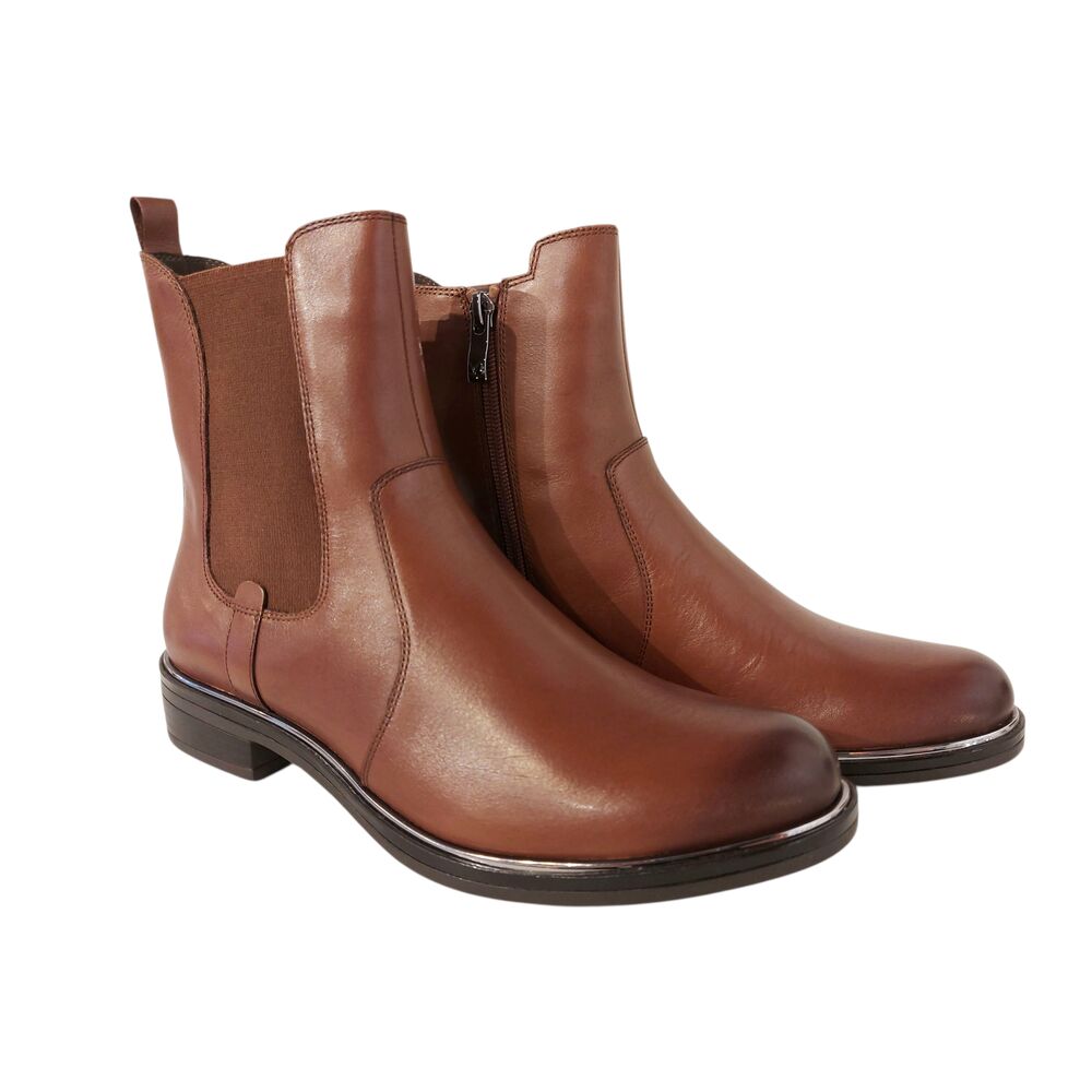 Caprice Korte Laars 9 25304 41 303 Cognac Leer - 4064215139418 Caprice Korte Laars 9 25304 41 303 Cognac Leer - 4064215139418