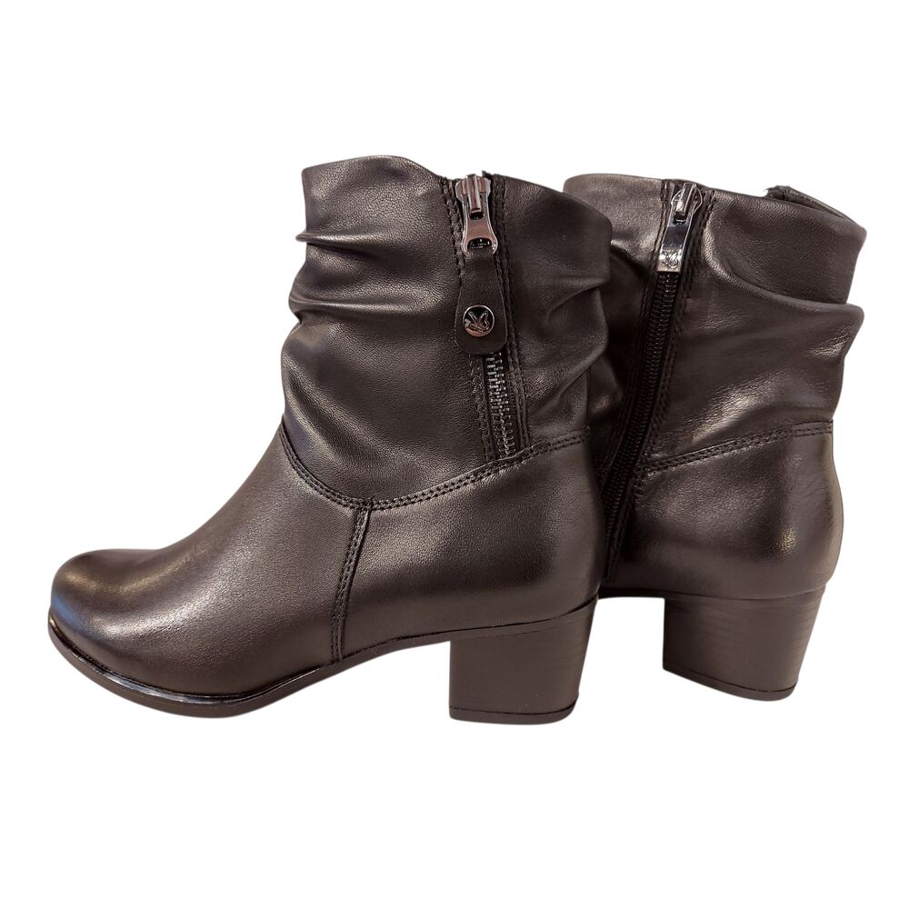 Caprice Korte Laars 9 25348 41 040 Zwart Leer - 4064215276144