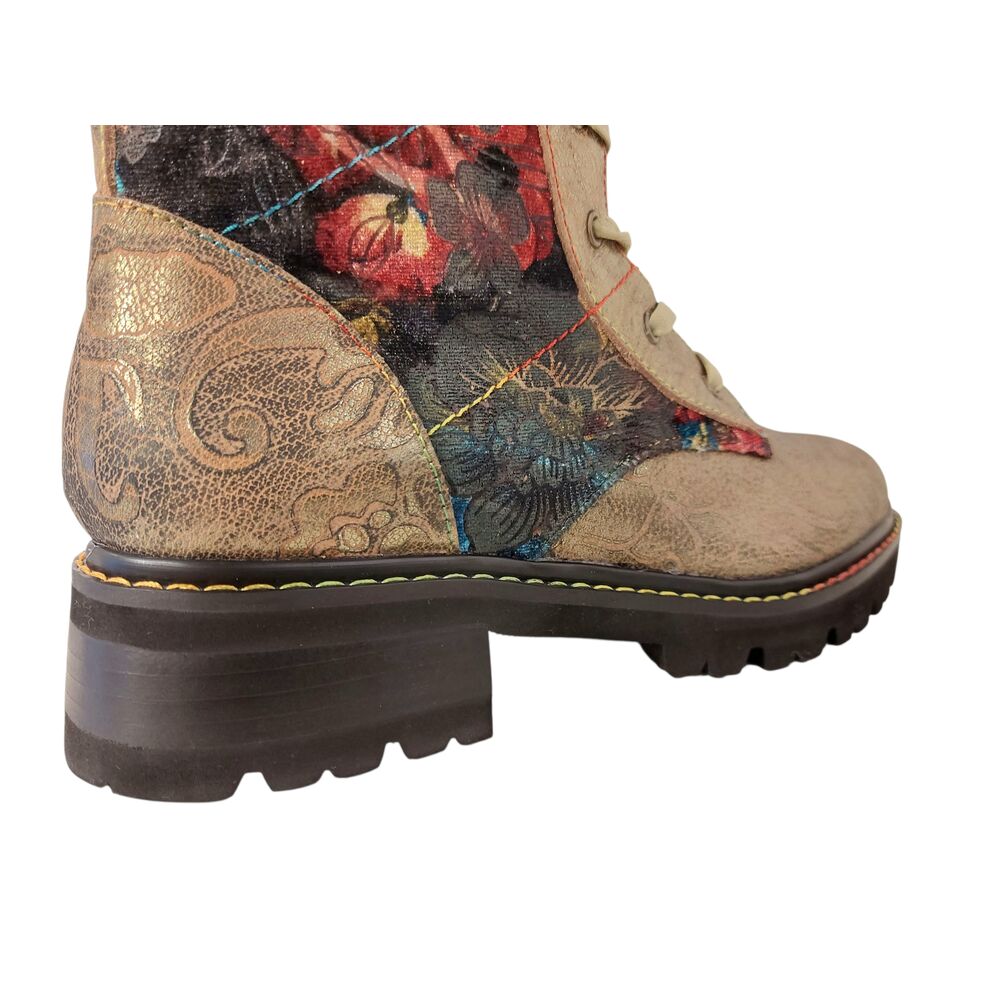 Laura Vita Veterboot Kouleo 20 SL51584D-20 Brons Combi - 3666138868997 Laura Vita Veterboot Kouleo 20 SL51584D-20 Brons Combi - 3666138868997