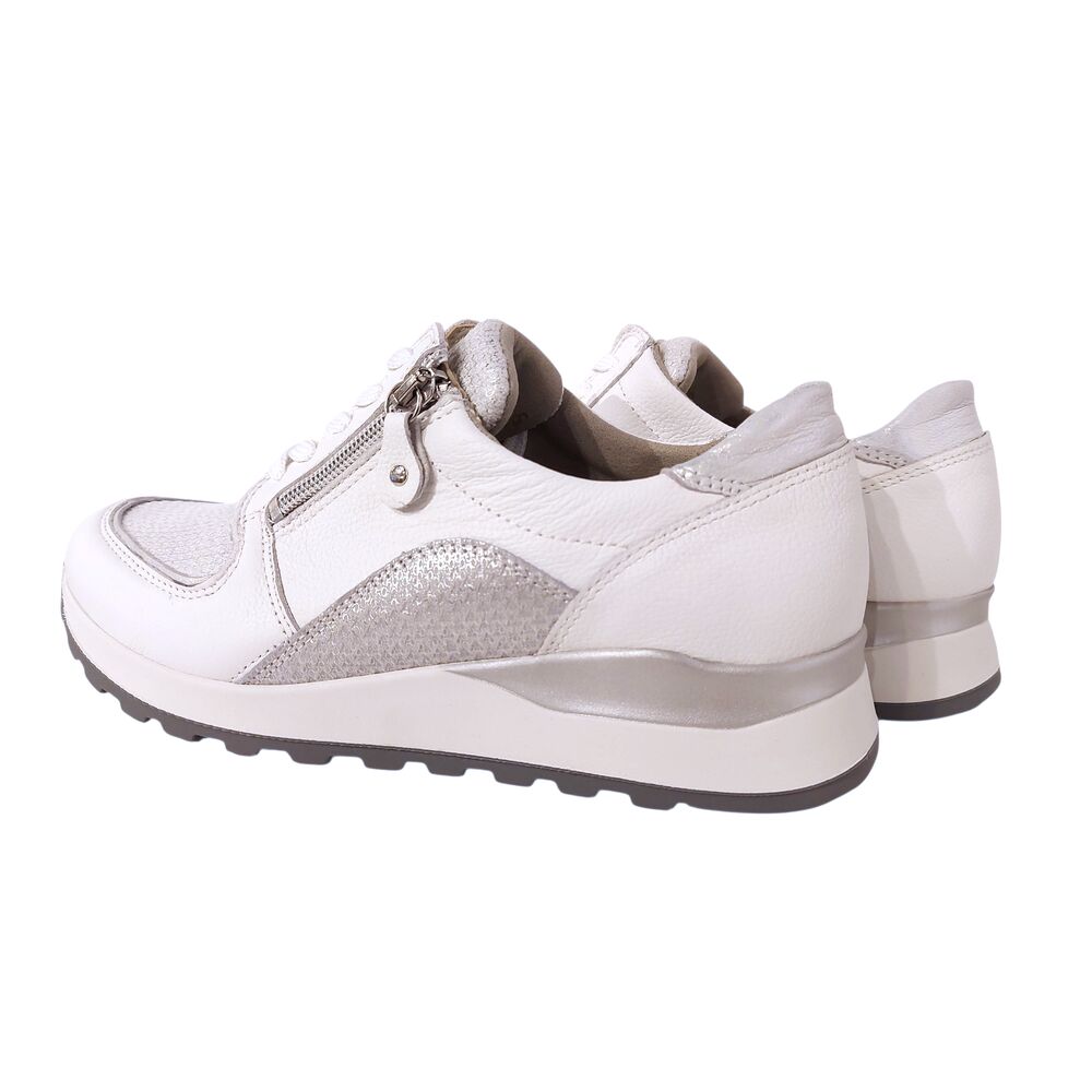 Waldlaufer Orthotritt Sneaker H64007 410 663 Wijdte H Wit Zilver - 4069134377224