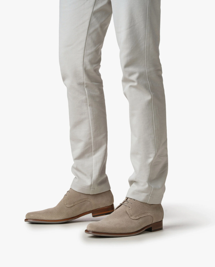 Floris van Bommel Geklede Schoen De Draver 03.30 SFM-30316-22-05 LightBrown Taupe - 8720244895034