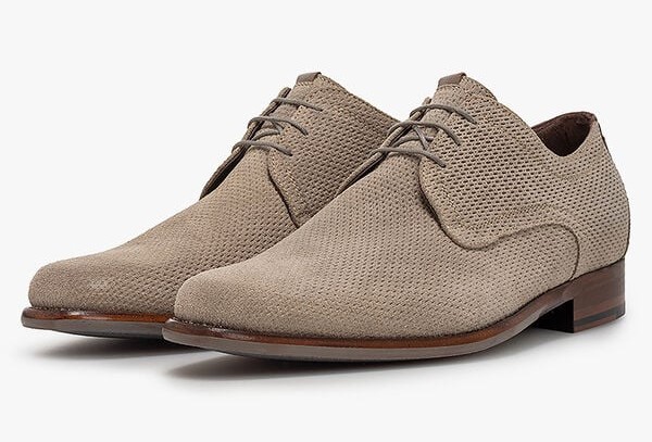 Floris van Bommel Geklede Schoen De Draver 03.30 SFM-30316-22-05 LightBrown Taupe - 8720244895058