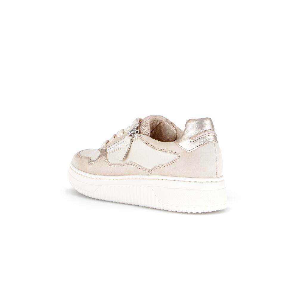 Gabor Sneaker 86.408.20 Panna Oak Bloom Beige Wijdte K - 4068283748817
