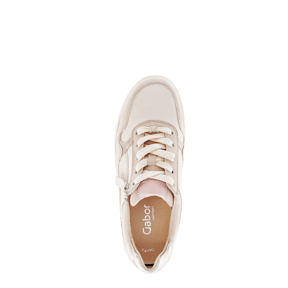 Gabor Sneaker 86.408.20 Panna Oak Bloom Beige Wijdte K - 4068283748817