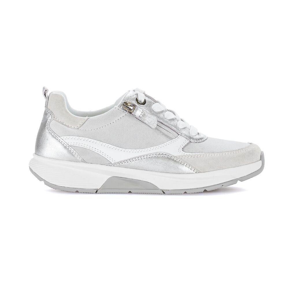 Gabor Rollingsoft Sneaker 86.877.62 Bianco White Silber Combi - 4068283649275