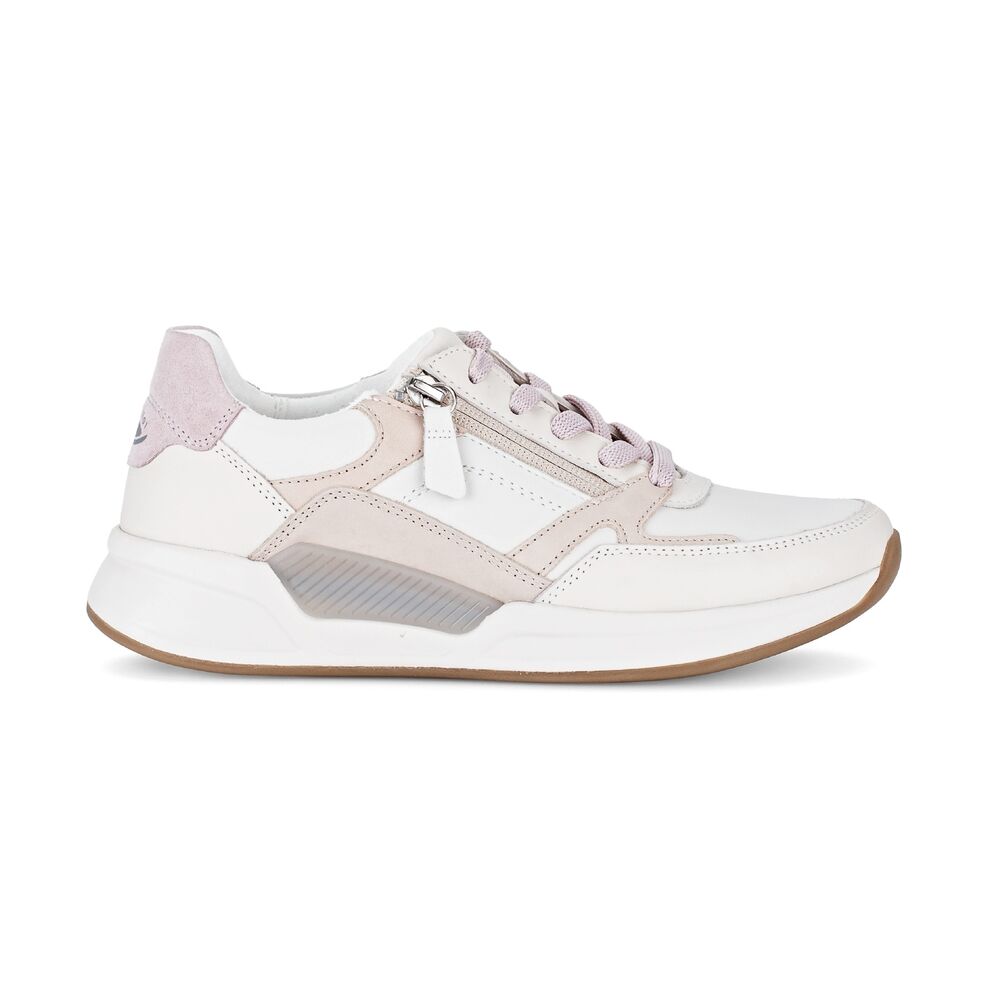Gabor Rollingsoft Sneaker 86.958.62 Offwhite Ivory Flieder Combi - 4068283613337