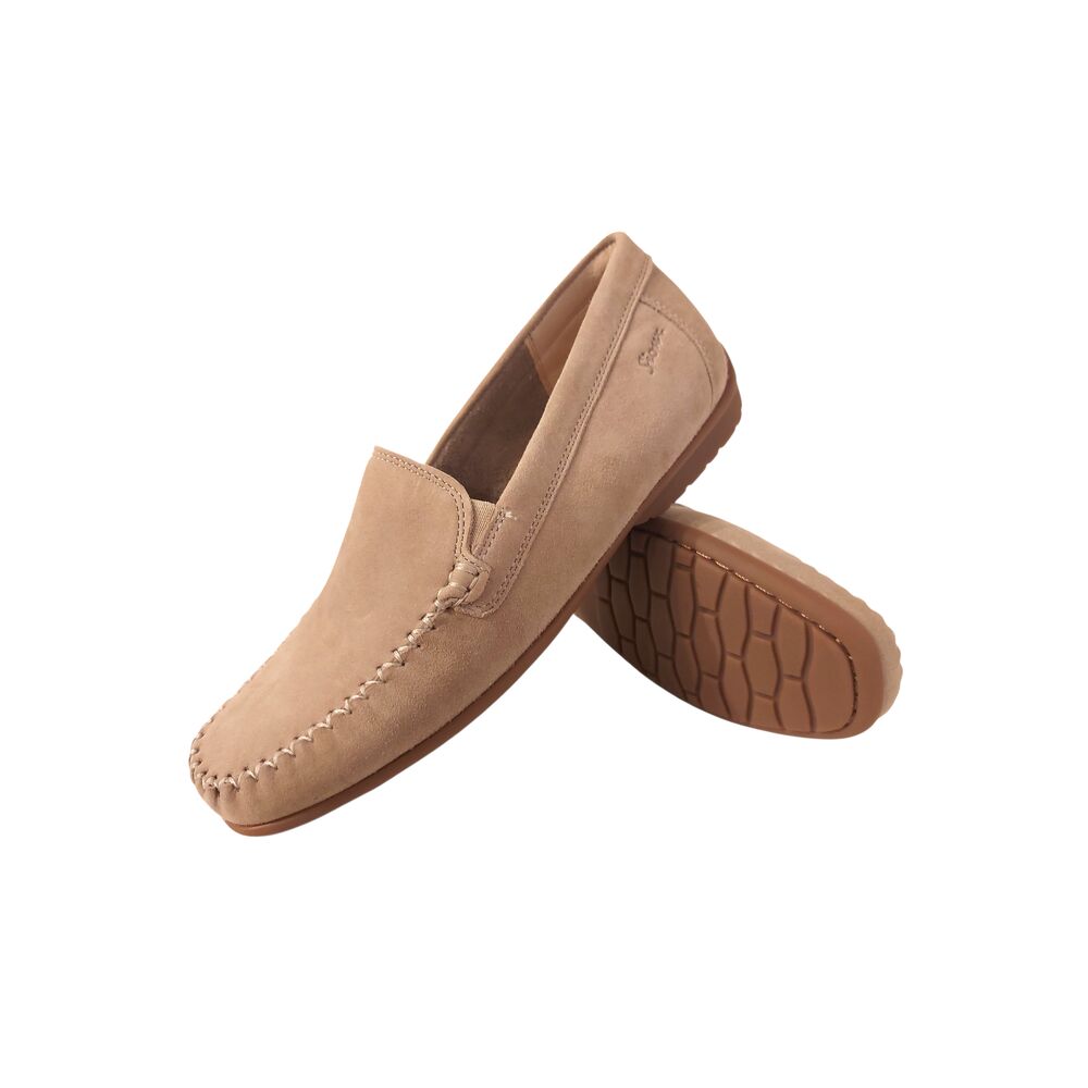 Sioux Instapper Cortizia-705-H Cocoa Taupe Suède Verwisselbaar Voetbed - 4068238103272