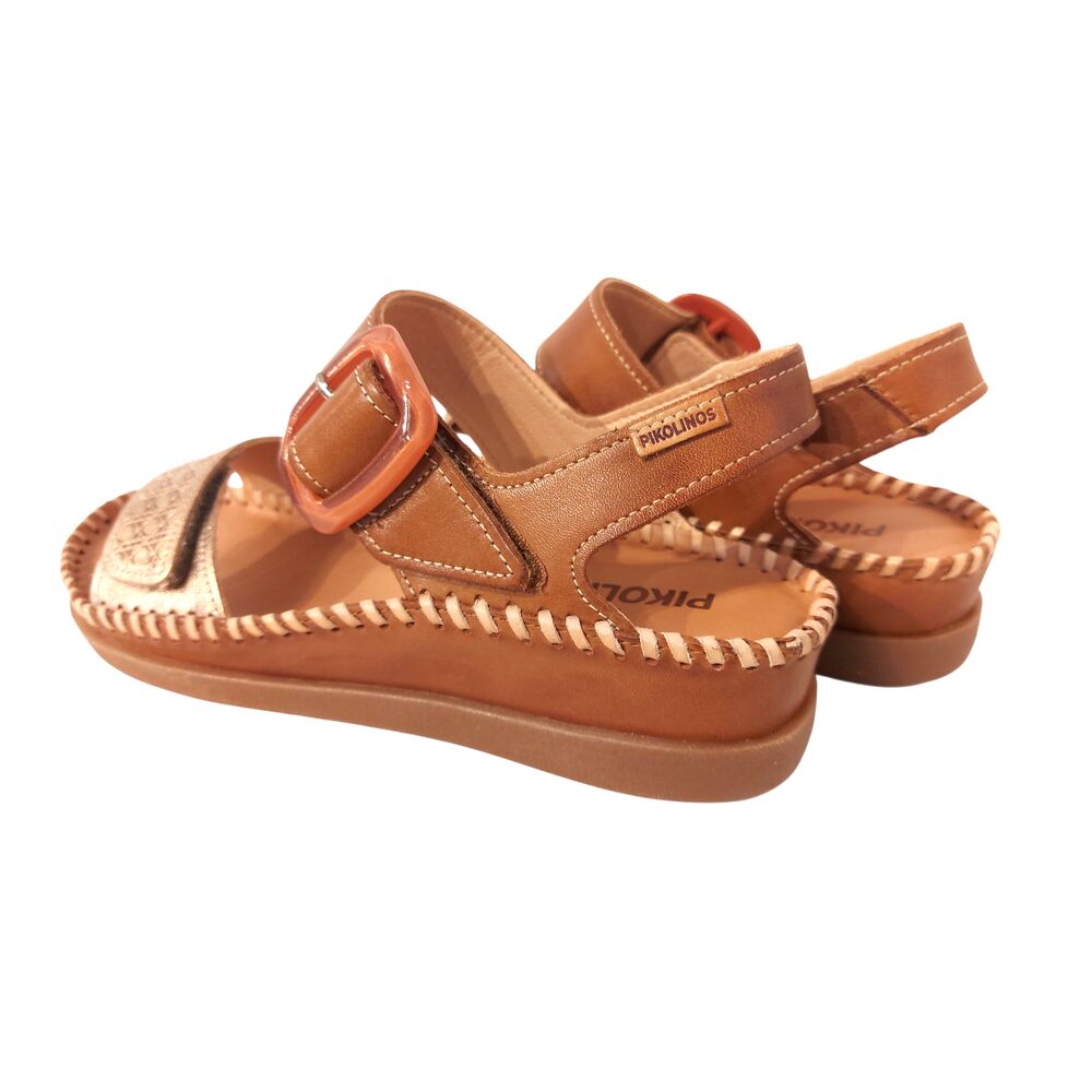 Pikolinos Sandaal Cadaques W8K 0555C1 Brandy Bruin Brons Combi - 3437442660399