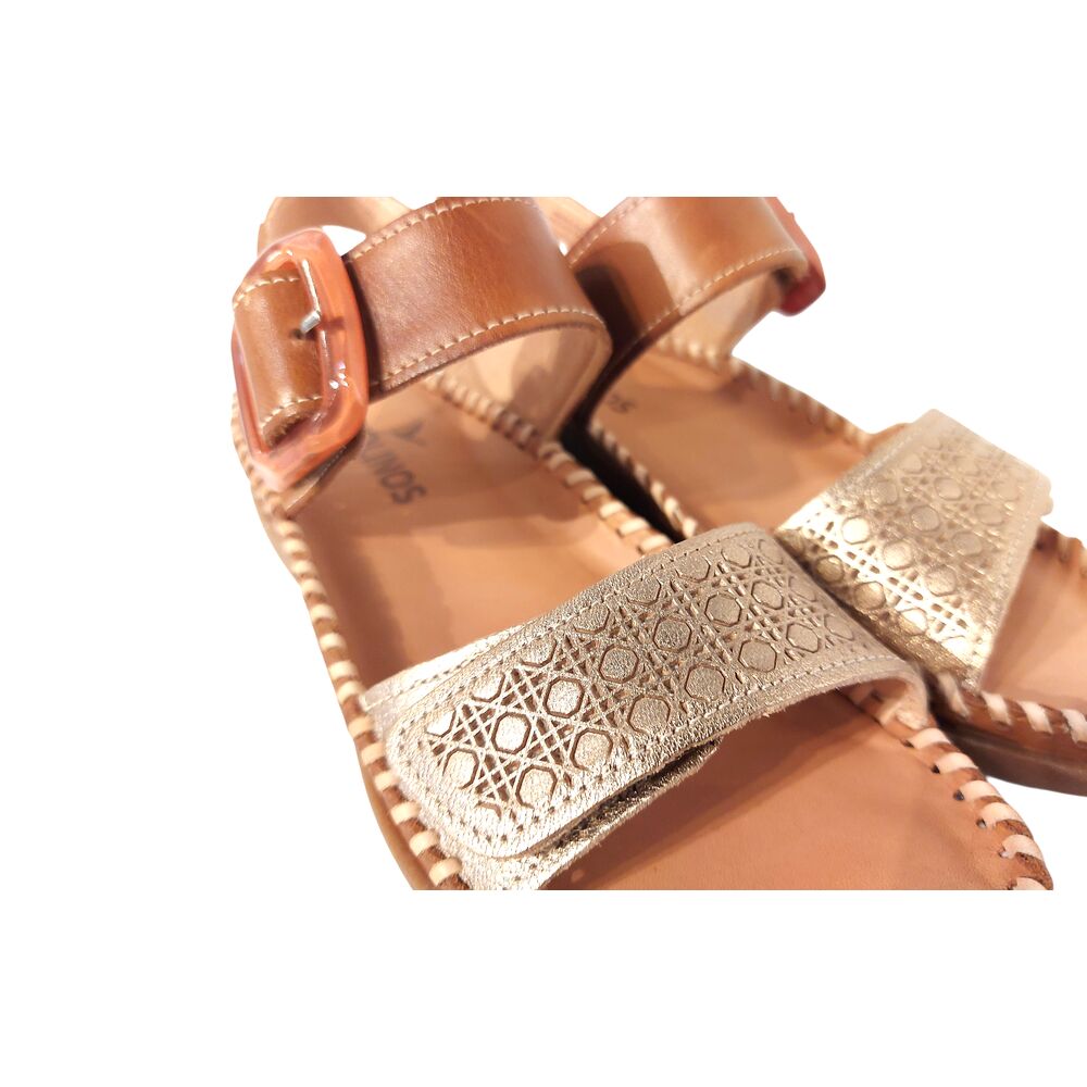 Pikolinos Sandaal Cadaques W8K 0555C1 Brandy Bruin Brons Combi - 8445442660351