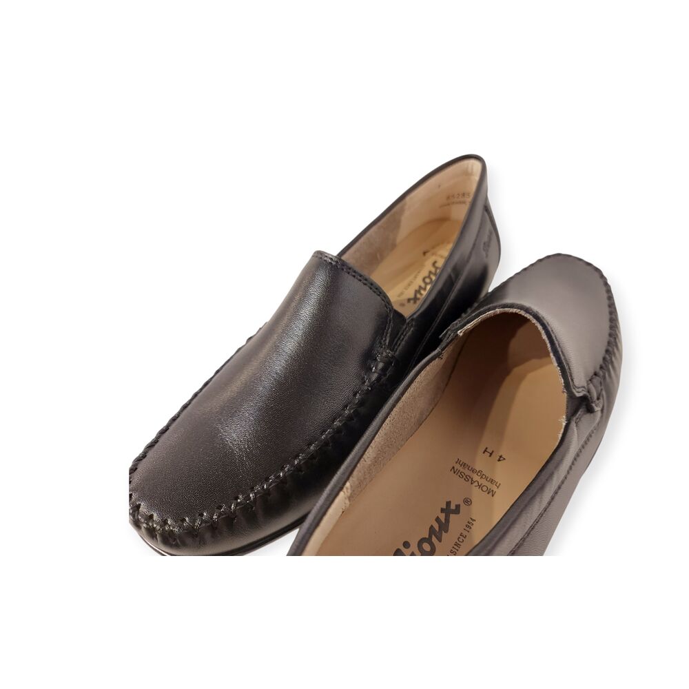 Sioux Mocassin Instapper Cortizia 705 65285 Zwart Wijdte H - 4054765932218