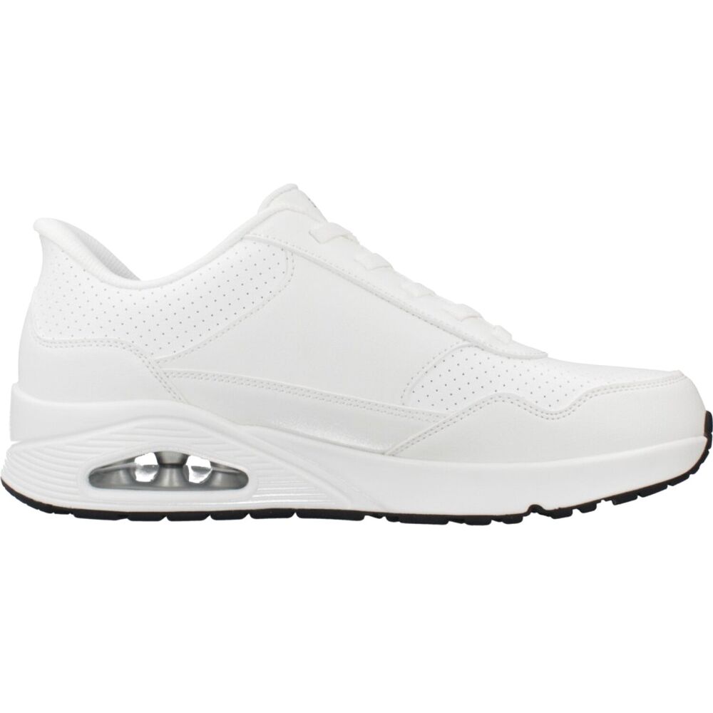 Skechers Instapper Hands-Free Slip-Ins 183023 WHT UNO Banksia Luxe Wit - 198739691337