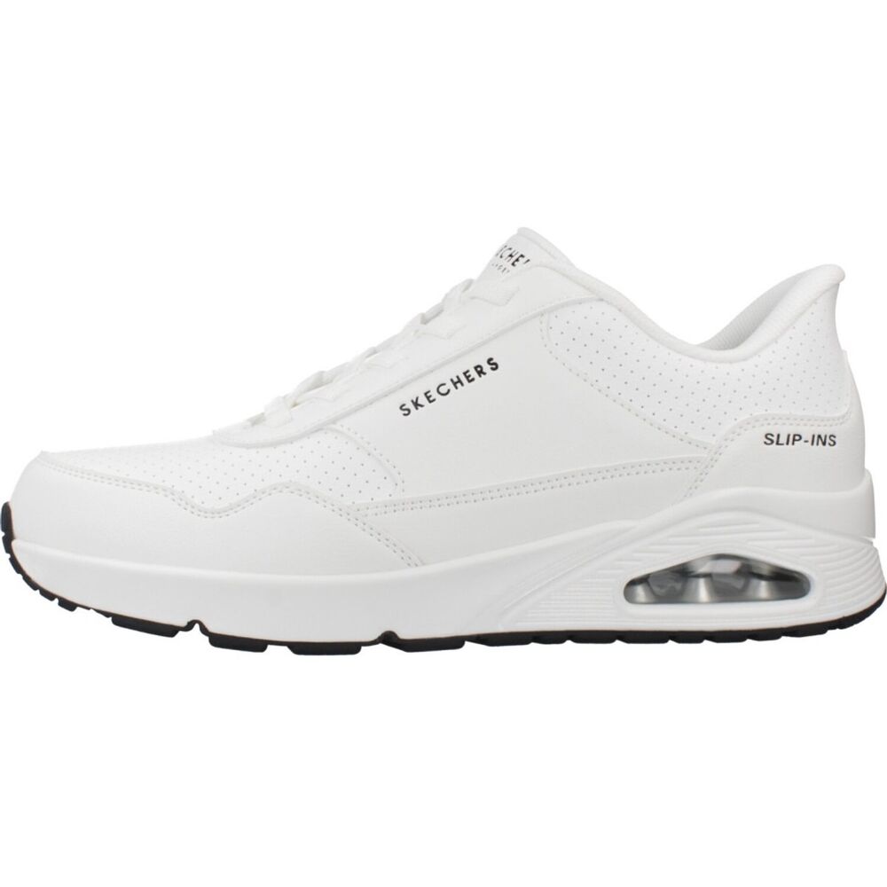 Skechers Instapper Hands-Free Slip-Ins 183023 WHT UNO Banksia Luxe Wit - 198739691344