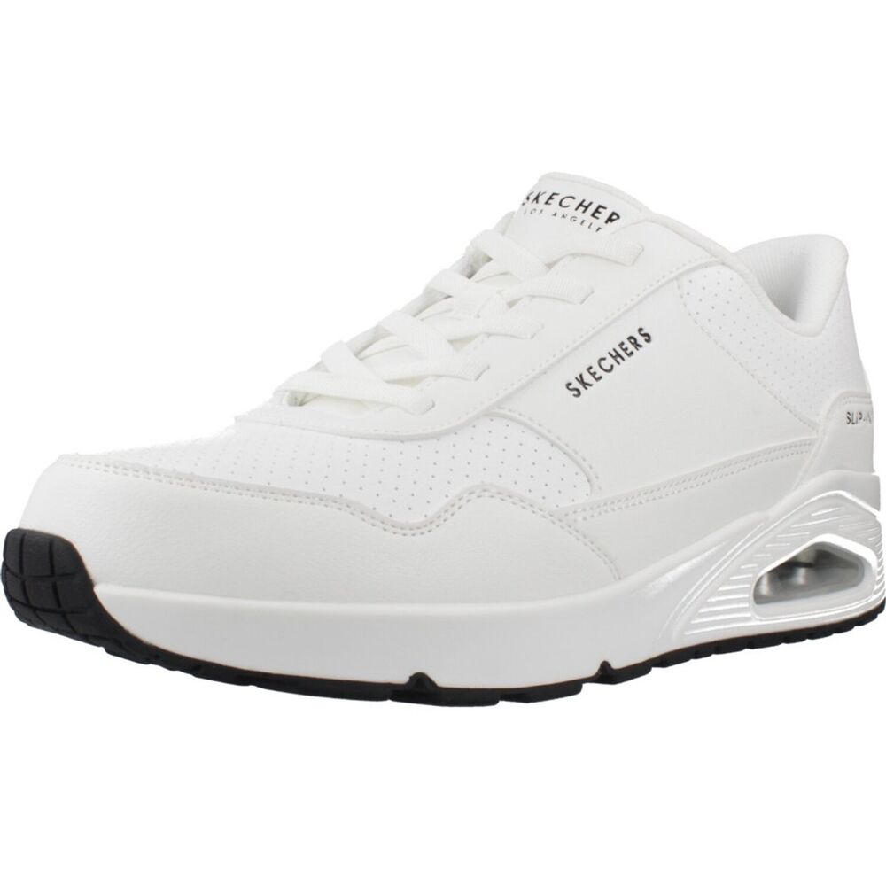 Skechers Instapper Hands-Free Slip-Ins 183023 WHT UNO Banksia Luxe Wit - 198739691344