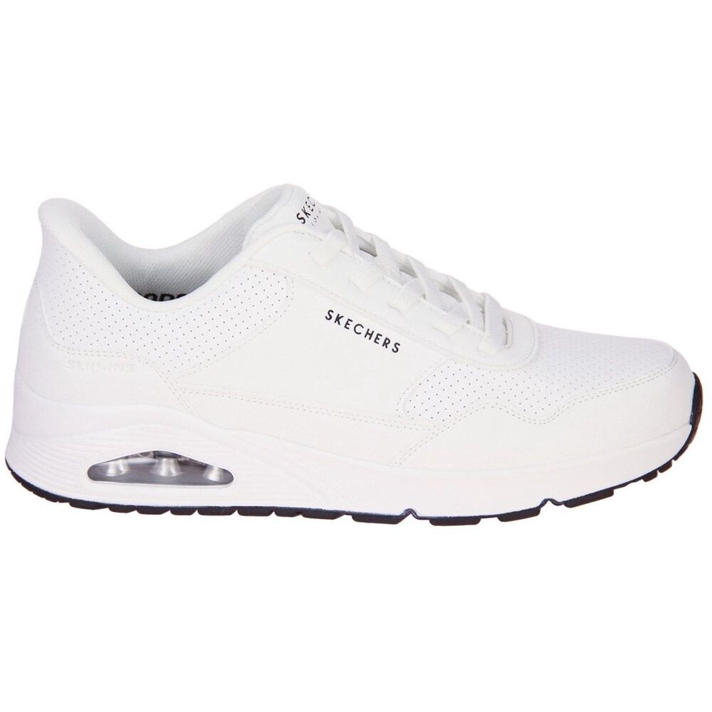 Skechers Instapper Hands-Free Slip-Ins 183023 WHT UNO Banksia Luxe Wit - 198739691337