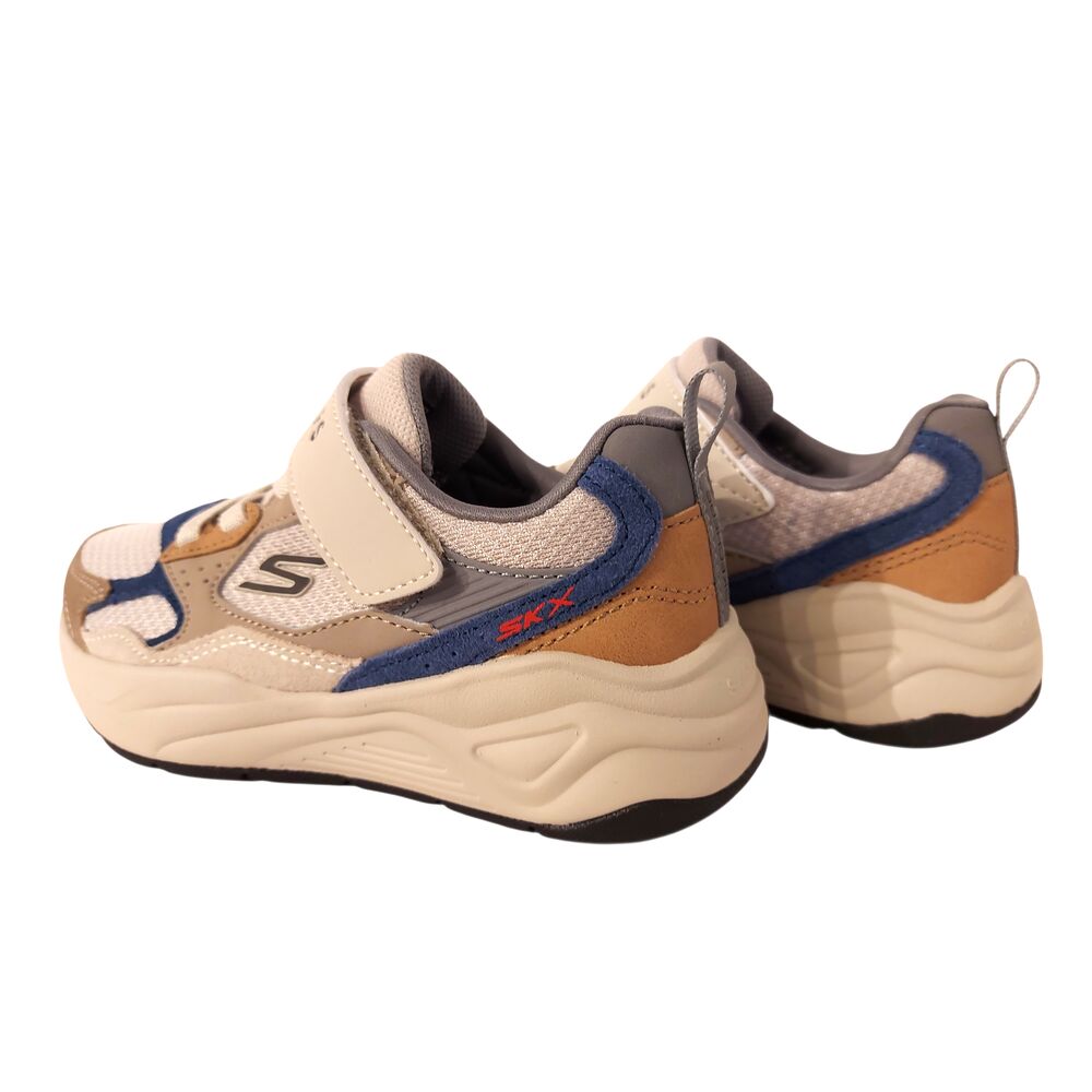 Skechers Klittenbandschoen 419001L NTBL Nova Jogger Prime Ave Natural Blue - 199025600613
