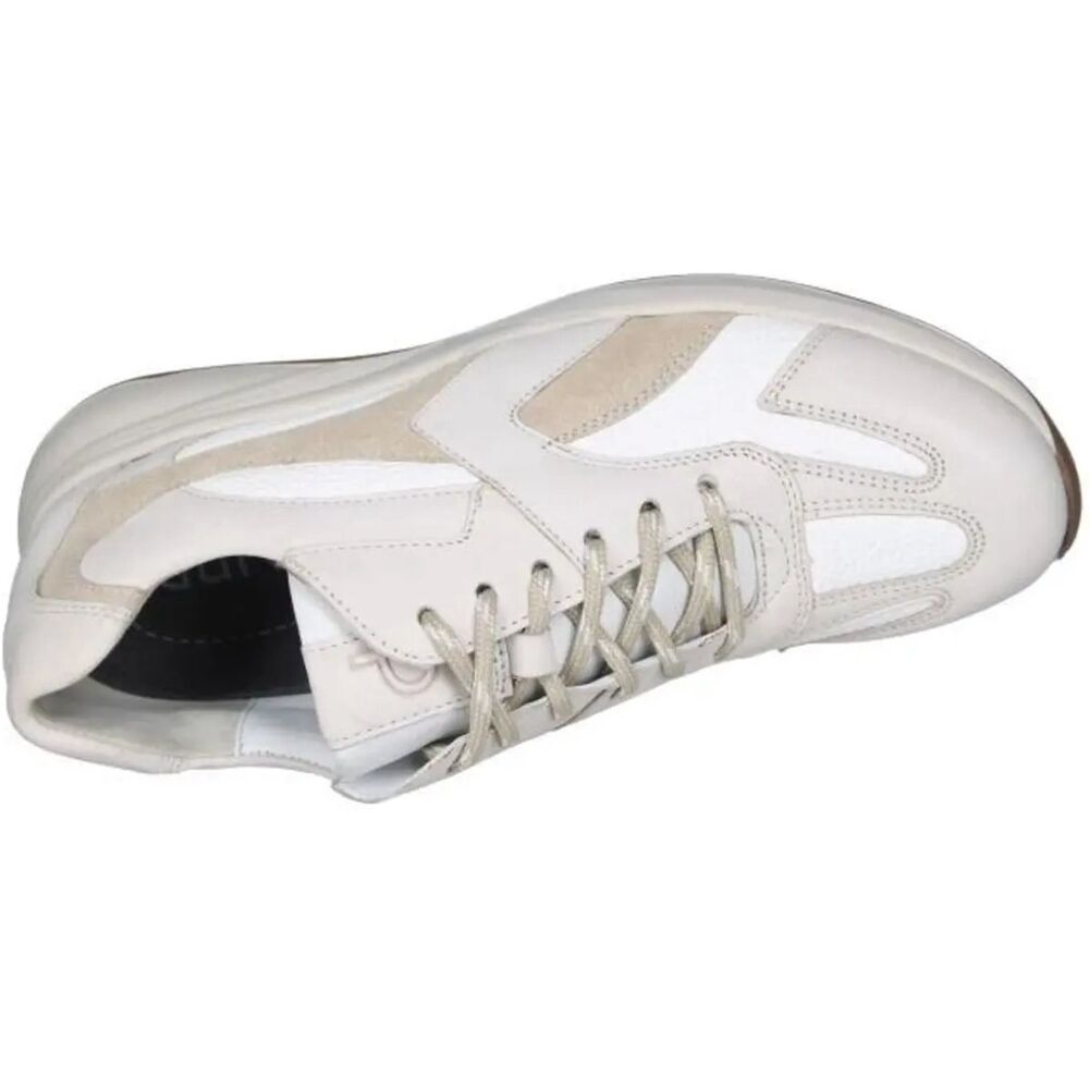 Durea Sneaker 6316 608 2080 Offwhite Licht Taupe Wijdte K - 8721149470395