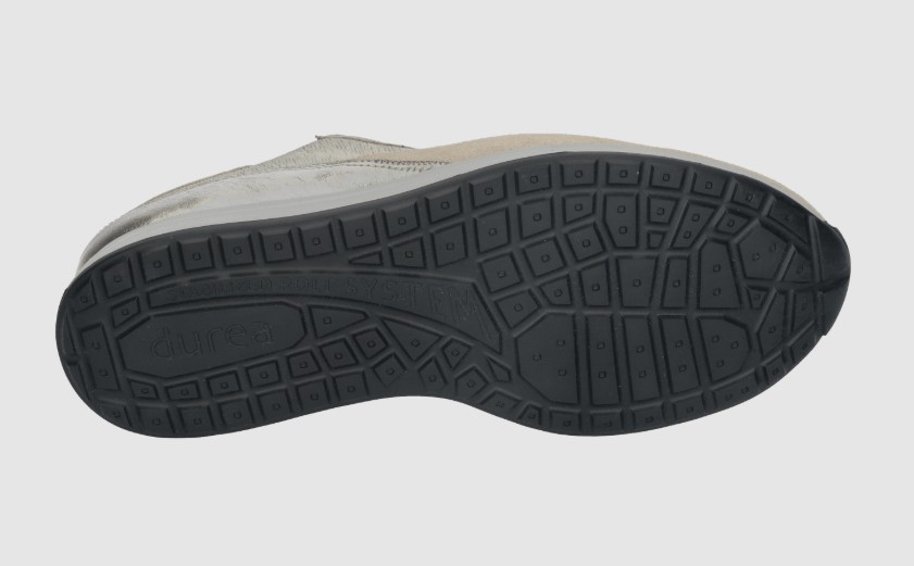 Durea Sneaker 6319 609 2047 Licht Taupe Ivoor Wijdte M - 8721149434007