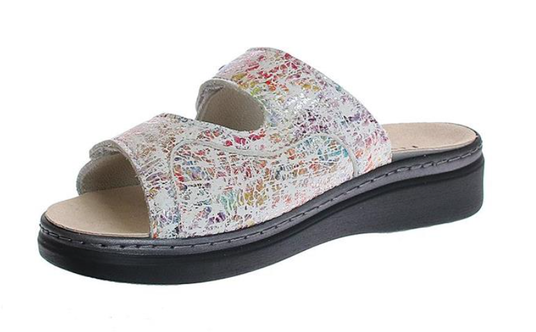 Rohde Slippers 5224 Quarz Multicolor Verwisselbaar Voetbed - 4064304325326