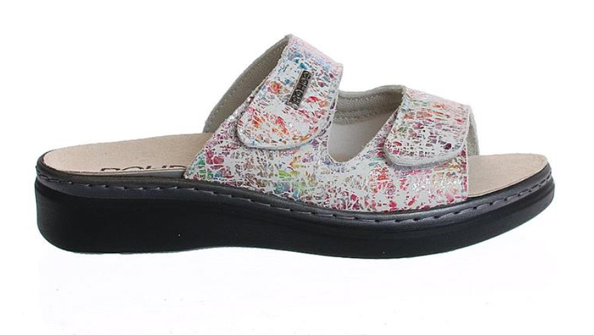 Rohde Slippers 5224 Quarz Multicolor Verwisselbaar Voetbed - 4064304325326