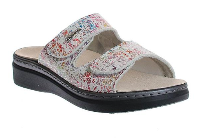 Rohde Slippers 5224 Quarz Multicolor Verwisselbaar Voetbed - 4064304325302