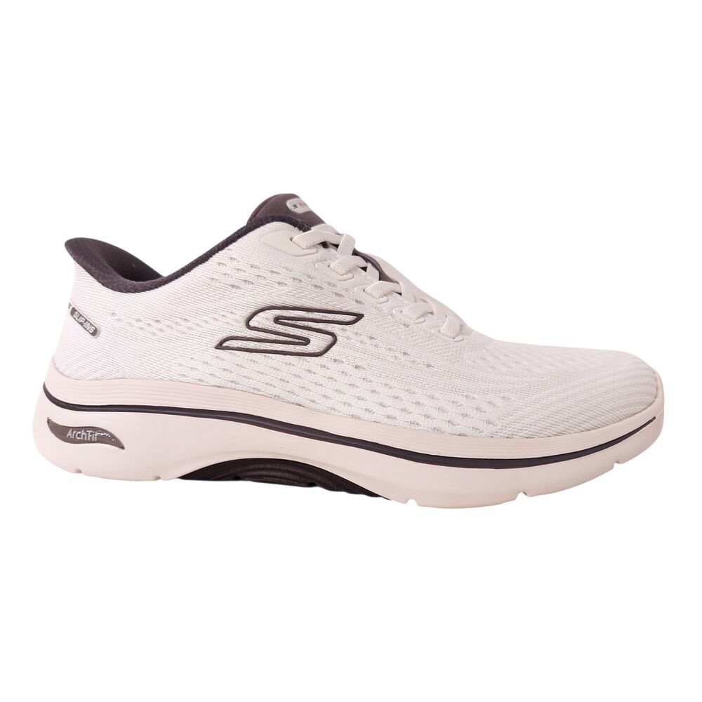 Skechers Hands-Free Slip-Ins Go Walk Arch Fit 2.0 Kathy 125342 WPR White Purple Machine Washable - 198739851779