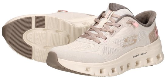 Skechers Instapper Hands-Free Slip-Ins Glide-Step Pro Pure Motion 150428 NTBR Naturel Bruin Machine Washable - 198739715965