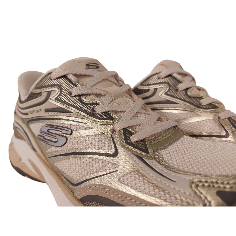 Skechers Instapper Hands-Free Slip-Ins Stamina Sport 150710 NTGD Natural Gold - 198739828542