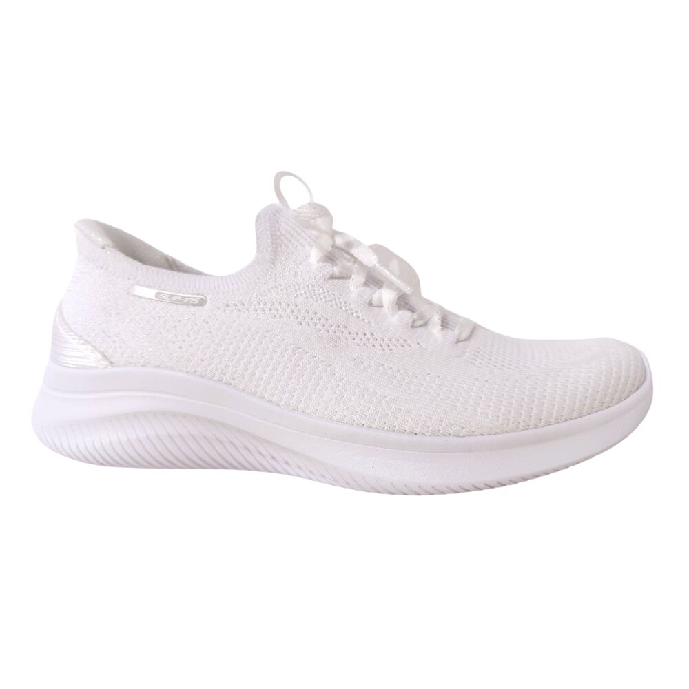 Skechers Instapper Hands-Free Slip-Ins Ultra Flex 4.0 150801 WHT White Machine Washable - 199252484611