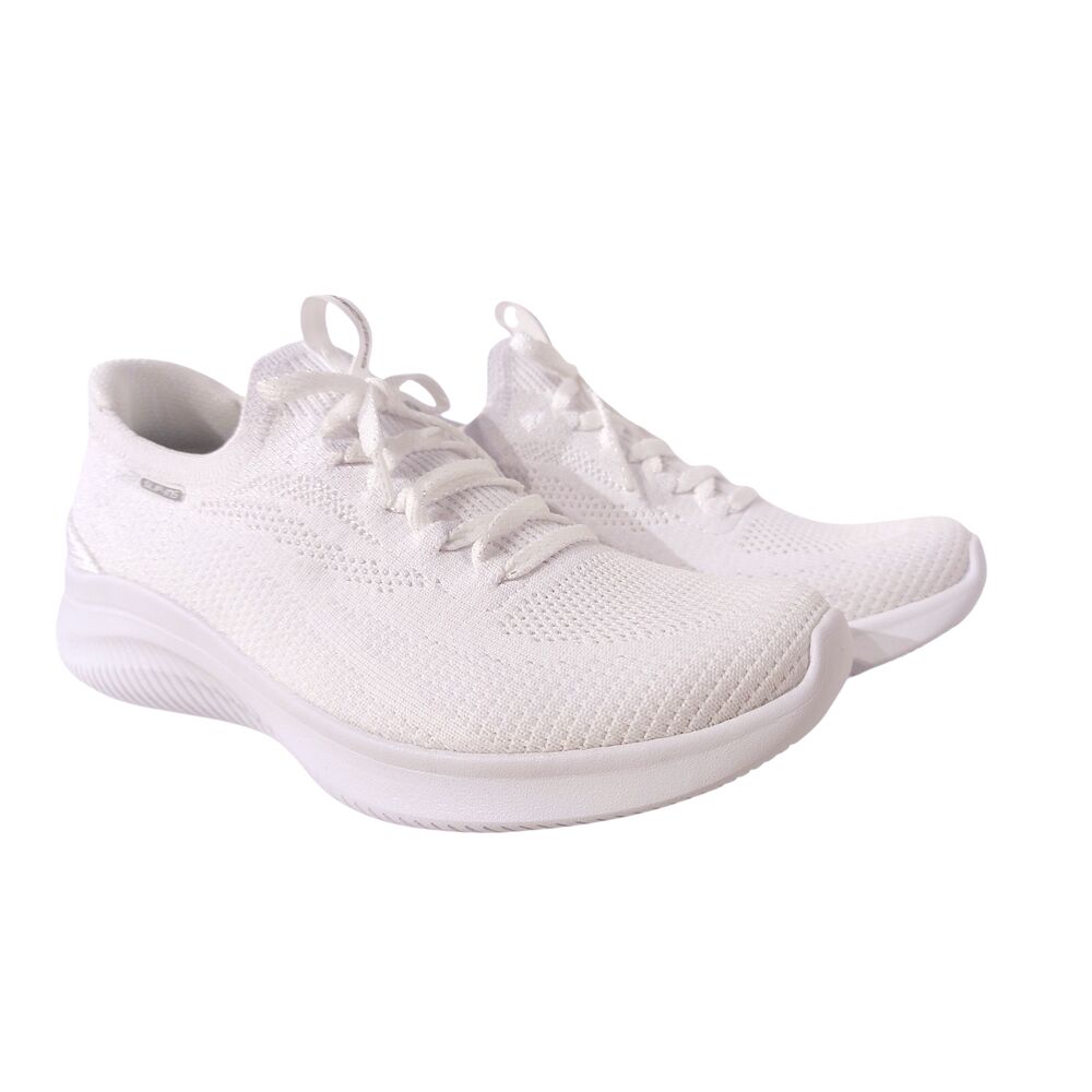 Skechers Instapper Hands-Free Slip-Ins Ultra Flex 4.0 150801 WHT White Machine Washable - 199252484611