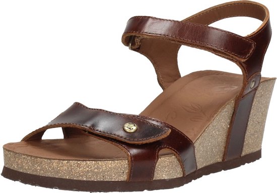 Panama Jack Sandaal Julia Clay B1 Pull-Up Cuero Bark Bruin - 8433991586451