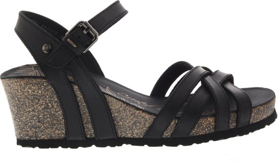 Panama Jack Sandaal Vera Basics B1 Napa Grass Negro Zwart - 8433991592681