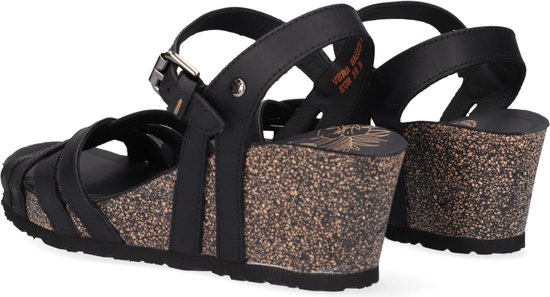 Panama Jack Sandaal Vera Basics B1 Napa Grass Negro Zwart - 8433991592698