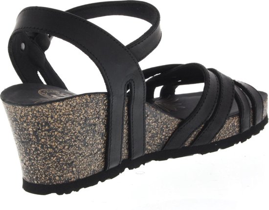 Panama Jack Sandaal Vera Basics B1 Napa Grass Negro Zwart - 8433991592704