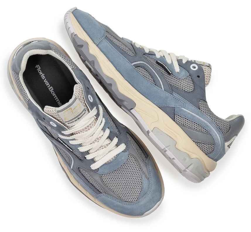 Floris van Bommel Sneaker De Rezer 01.22 SFM-10258-42-02 LightBlue - 8720244936591