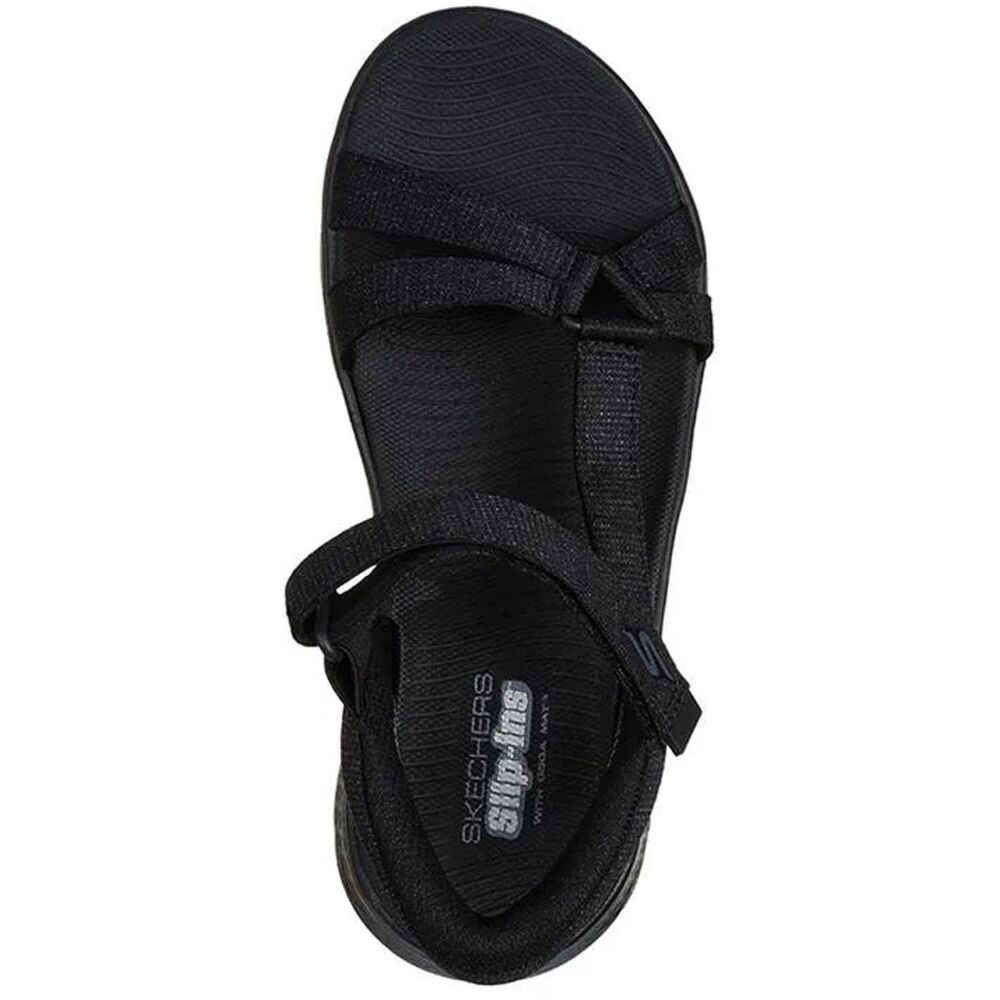 Skechers Sandaal Go Walk Flex Sandal-Illuminate 141481/BBK Zwart Slip-Ins Machine Washable - 197627456119