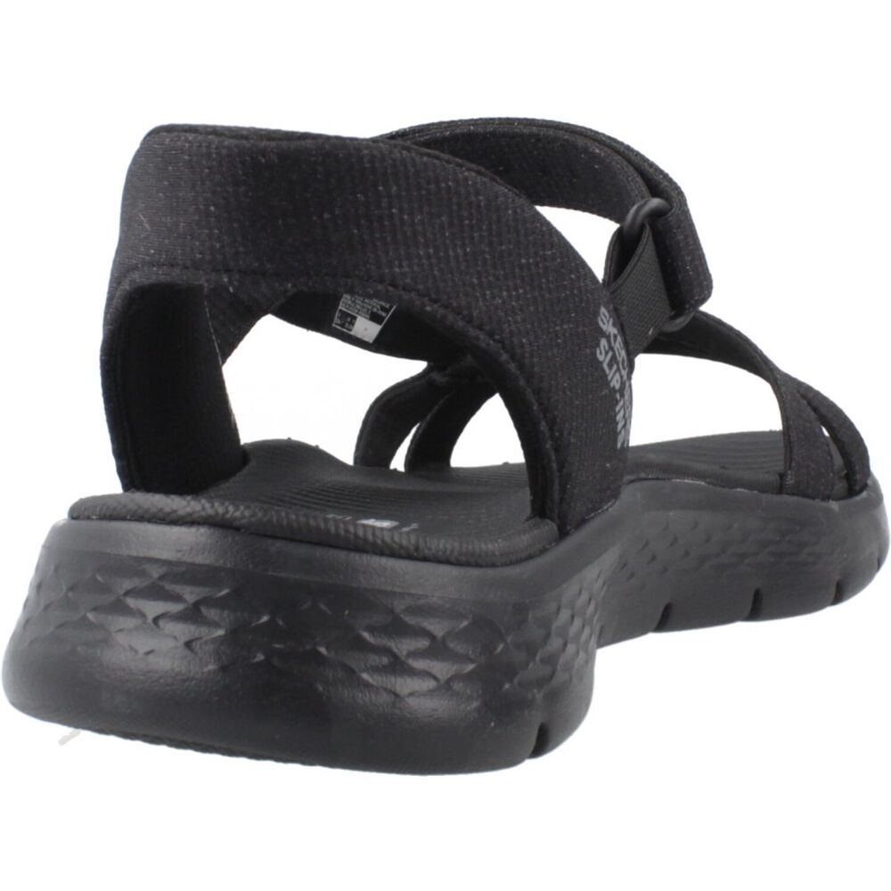 Skechers Sandaal Go Walk Flex Sandal-Illuminate 141481/BBK Zwart Slip-Ins Machine Washable - 197627456140