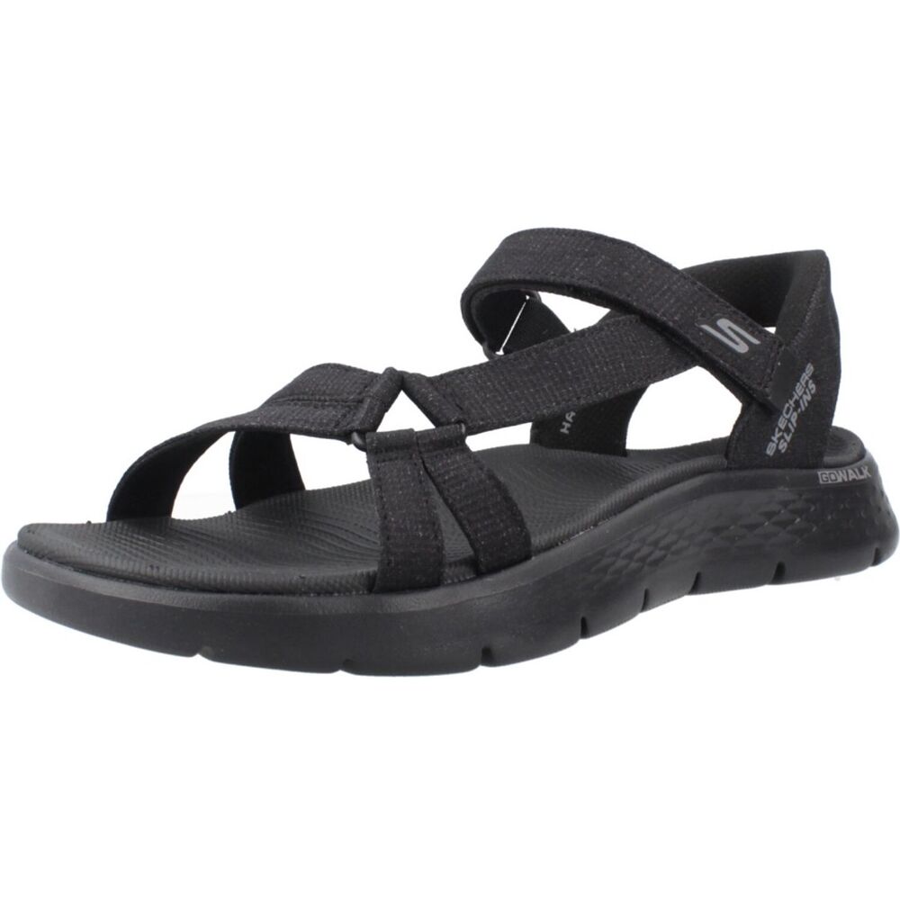 Skechers Sandaal Go Walk Flex Sandal-Illuminate 141481/BBK Zwart Slip-Ins Machine Washable - 197627456140